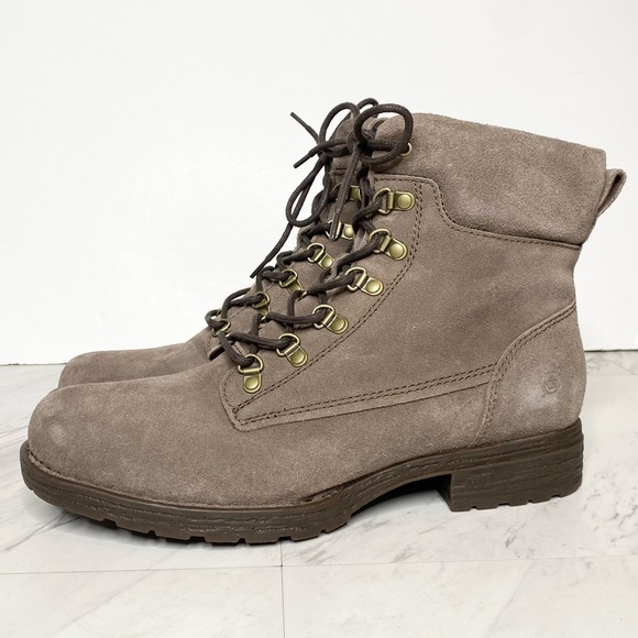 Born Codi Gray Lace Up Boot 11M - Picture 1 of 16